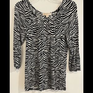 Michael Kors zebra top